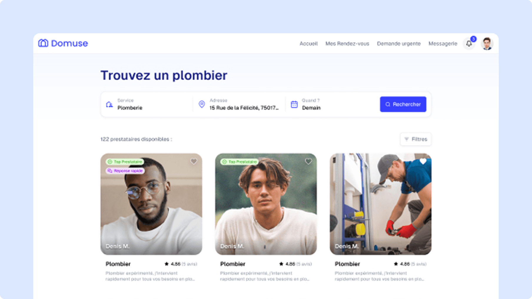 Choix libre des prestataires